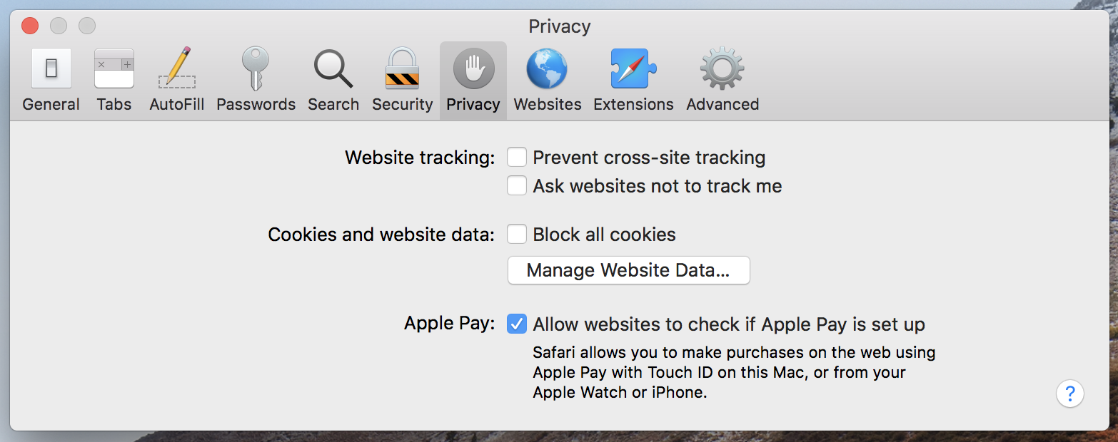 unblocking third party cookies safari